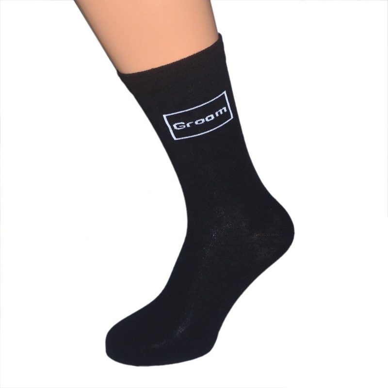 Wedding Socks - Black - To Have & to Hold